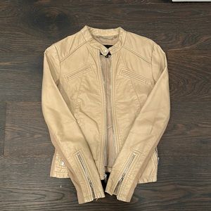 Faux leather jacket